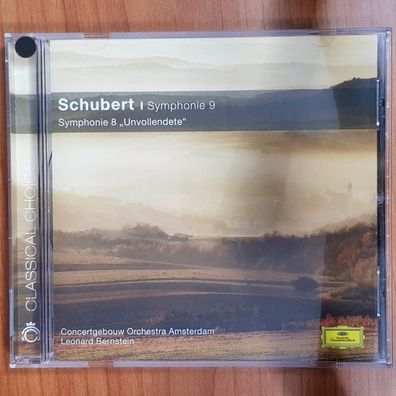 Leonard Bernstein schubert symphonie 9 & 8 EX/EX (CD Album, Klassik, DG)