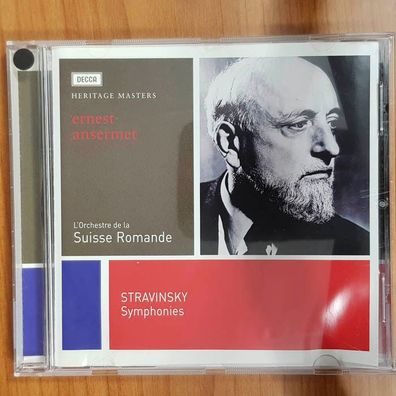 ERNEST Ansermet stravinsky symphonies NM/EX (CD Album, Klassik, Decca)