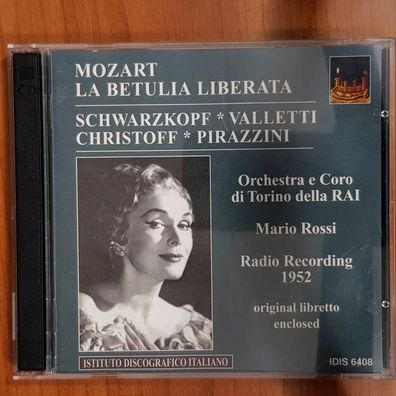 MARIO ROSSI mozart le betulia liberata EX/EX (CD Album, Klassik)