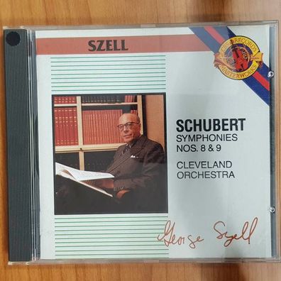 GEORGE SZELL schubert symphonies nos 8 & 9 EX/EX (CD Album, Klassik, CBS)