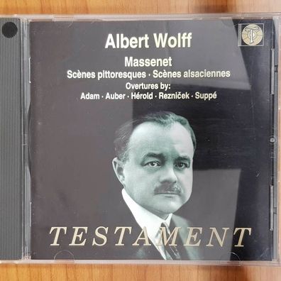ALBERT WOLF massenet - scenes pittoreques / alsaciennes EX/EX (CD Album)