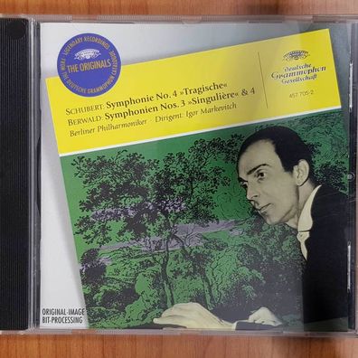 IGOR Markevitch schubert symph. 4 / berwald symph. 3 & 5 EX/EX (CD Album)