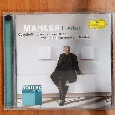 Quasthoff URMANA VON OTTER BOULEZ mahler lieder NM/EX (CD Album, Klassik, DG)