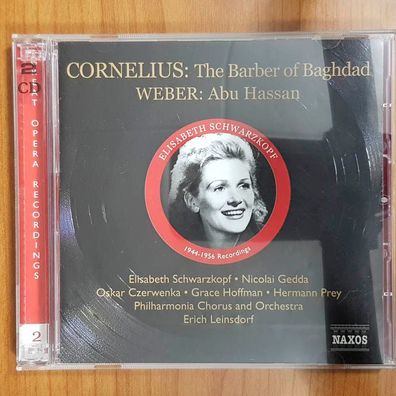 ERICH Leinsdorf cornelius barber / weber abu hassan EX/EX (2CD, Klassik, Naxos)