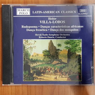 Roberto DUARTE villa lobos rudepoema dancas NM/EX (CD Album, Klassik)