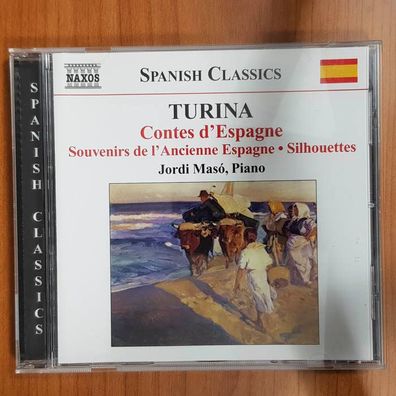 JORDI MASO joaquin turina piano music 5 VG+/EX (CD Album, Klassik, Naxos)
