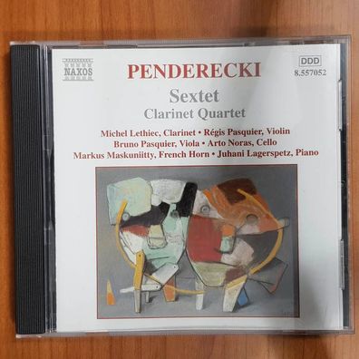 LETHIE, Pasquier, NORAS ET AL penderecki - sextet EX/VG+ (CD Album, Klassik)