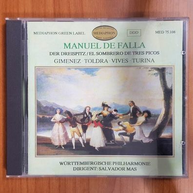 Salvador MAS de falla dreispitz EX/VG+ (CD Album, Klassik, Mediaphon)
