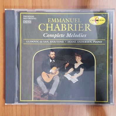 LUDWIG DE SAN / DIANE Andersen chabrier - complete melodies EX/EX (CD Album)