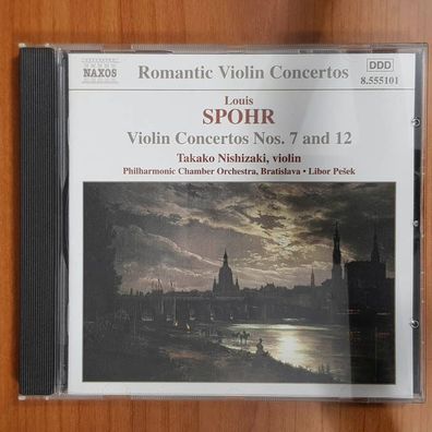 TAKAKO Nishizaki spohr - violin concertos nos 7 & 12 EX/EX (CD Album, Klassik)