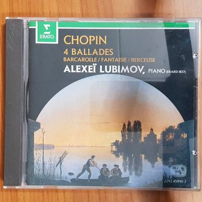 ALEXEI Lubimov chopin 4 ballades NM/EX (CD Album, Klassik, Erato)