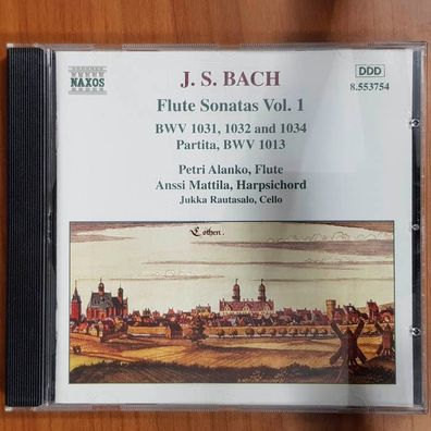 ALANKO / Mattila / Rautasalo js bach flute sonatas vol. 1 NM/EX (CD Album)