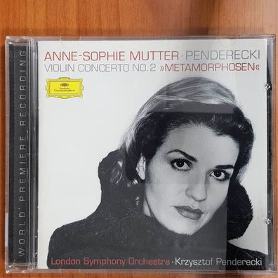 ANNE SOPHIE MUTTER penderecki violin concerto no 2 NM/EX (CD Album, Klassik, DG)