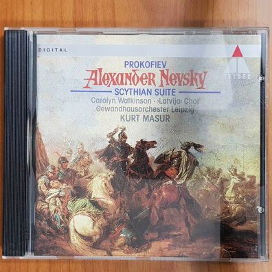 KURT MASUR prokofiev - alexander nevsky NM/EX (CD Album, Klassik, Teldec)