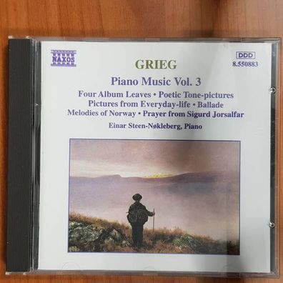 EINAR STEEN-NOKLEBERG grieg - piano music vol. 3 EX/EX (CD Album, Klassik)