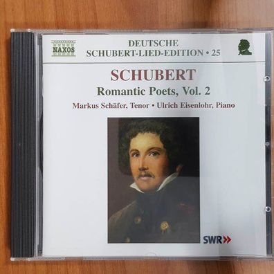 Schäfer / Eisenlohr schubert romantic poets vol. 2 EX/EX (CD Album, Klassik)