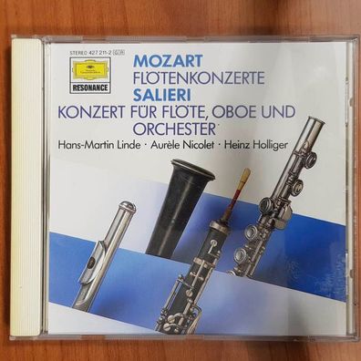 Nicolet / LINDE / Holliger flötenkonzerte EX/EX (CD Album, Klassik, DG)