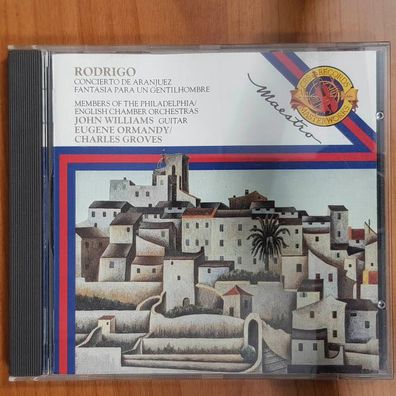 JOHN Williams rodrigo concierto de aranjuez VG+/VG+ (CD Album, Klassik, CBS)