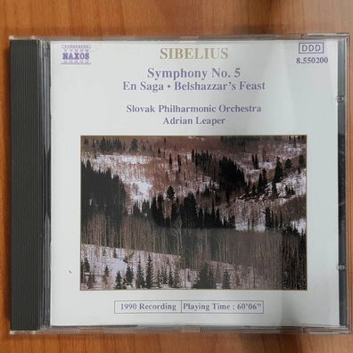 ADRIAN LEPPER sibelius symphony no 5 EX/EX (CD Album, Klassik, Naxos)
