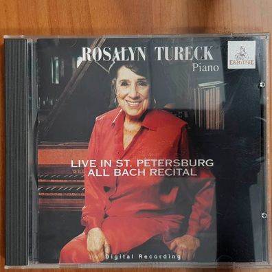 Rosalyn TURECK live in st. petersburg all bach recital NM/EX (CD Album, Klassik)