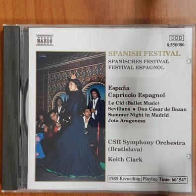 KEITH CLARK spanish festival EX/EX (CD Album, Klassik, Naxos)