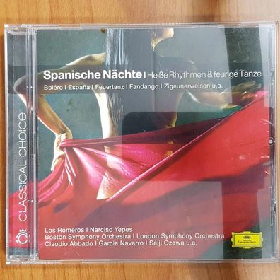 Various dgg spanische nächte heiße rhythmen & feurige tänze VG+/EX (CD Album)