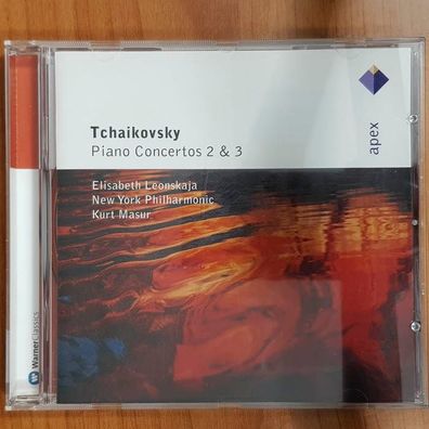 Elisabeth Leonskaja tchaikovsky piano concertos 2 & 3 NM/EX (CD Album, Klassik)