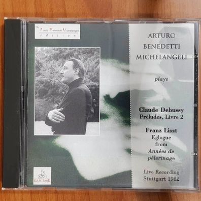 ARTURO Benedetti Michelangeli plays debussy / liszt EX/EX (CD Album, Klassik)