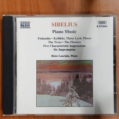 RISTO Lauriala sibelius piano music NM/EX (CD Album, Klassik, Naxos)
