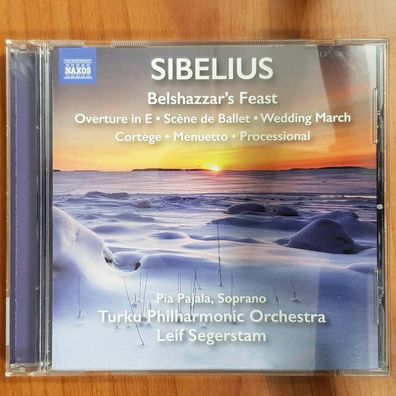 LEIF Segerstam sibelius beshazzar's feast EX/EX (CD Album, Klassik, Naxos)