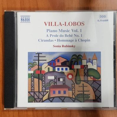 SONIA Rubinsky villa-lobos piano music vol. 1 EX/EX (CD Album, Klassik, Naxos)