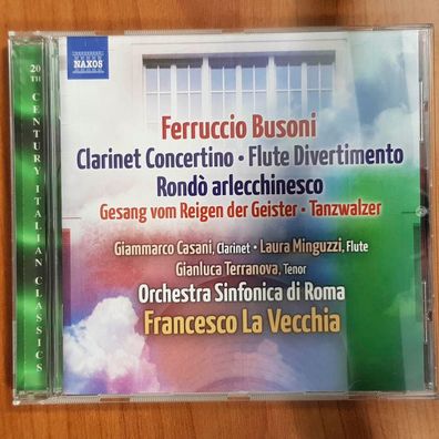 CASANI / Minguzzi busoni clarinet concertino EX/EX (CD Album, Klassik, Naxos)