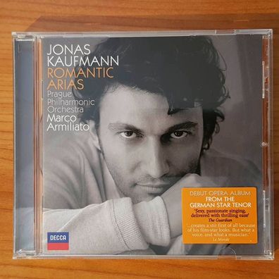 JONAS Kaufmann romantic arias EX/EX (CD Album, Klassik, Decca)