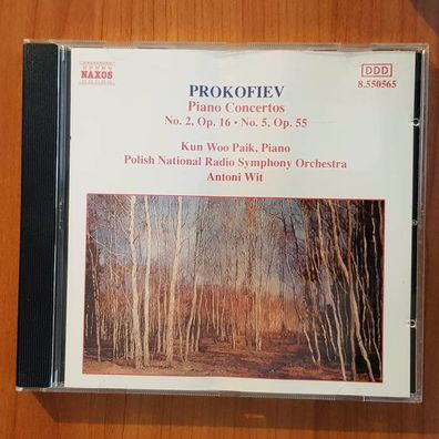 ANTONI WIT prokofiev piano concertos no 2 / no 5 EX/VG+ (CD Album, Klassik)