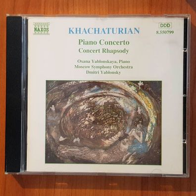 OXANA Yablonskaya khachaturian piano concerto NM/EX (CD Album, Klassik, Naxos)