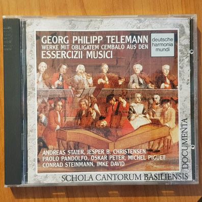GEORG Philipp Telemann werke mit obligatem cembalo aus den essercizii musici NM