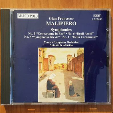 Antonio DE Almeida malipiero symphonies 5,6,8,11 EX/VG+ (CD Album, Klassik)