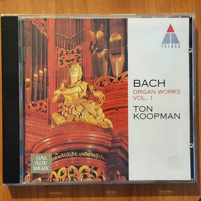 TON Koopman js bach organ works vol. 1 EX/VG+ (CD Album, Klassik, Teldec)