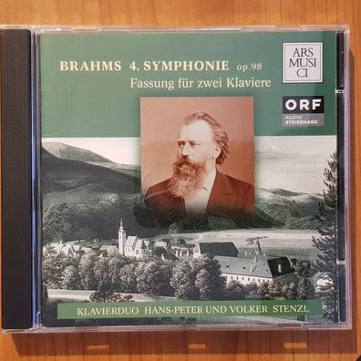 HANS PETER & VOLKER STENZL brahms 4. symphonie für 2 klaviere NM/EX (CD Album)