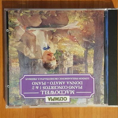 DONNA AMATO macdowell piano concertos 1&2 NM/EX (CD Album, Klassik, Olympia)