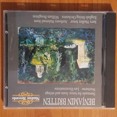 William Boughton britten serenade for tenor horn and strings NM/EX (CD Album)