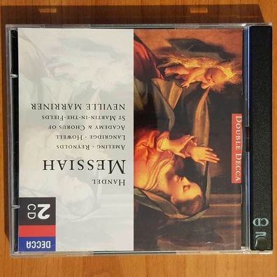 Neville Marriner handel messiah NM/EX (2CD, Klassik, Decca)