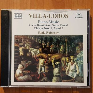 SONIA Rubinsky villa-lobos piano music vol. 3 EX/EX (CD Album, Klassik, Naxos)