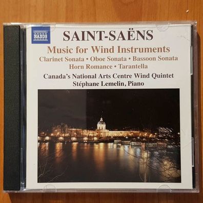 Stephane Lemelin saint-saens music for wind instruments NM/EX (CD Album)
