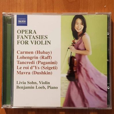 LIVIA SOHN / Benjamin LOEB opera fantasies for violin VG+/EX (CD Album, Klassik)