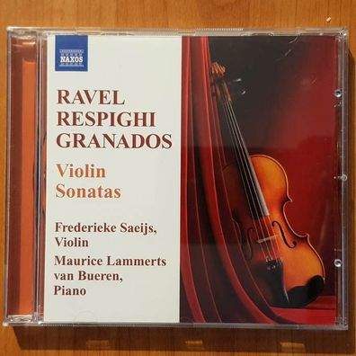 Frederike SAIJS / Maurice Lammerts violin sonatas ravel respighi granados NM/EX