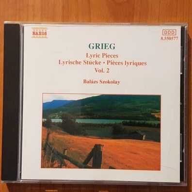 BALAZS Szokolay grieg lyric pieces volume 2 VG+/EX (CD Album, Klassik, Naxos)