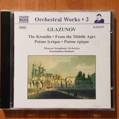 Konstantine Krimets glazunov orchestral works 2 NM/EX (CD Album, Klassik, Naxos)