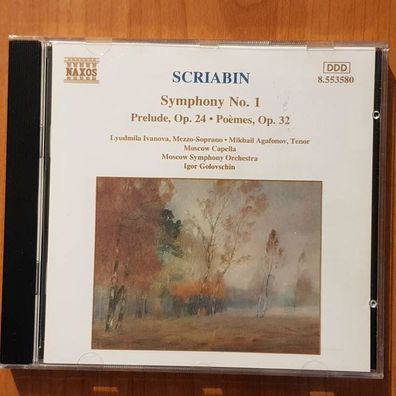 IGOR Glovschin scirabin symphony no 1 EX/EX (CD Album, Klassik, Naxos)