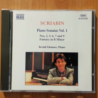 BERND Glemser scriabin piano sonatas vol. 1 NM/EX (CD Album, Klassik, Naxos)